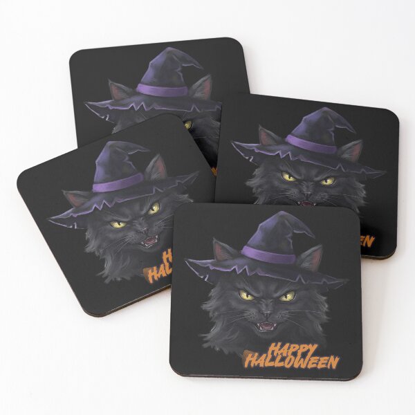 Item preview, Halloween Cat With Witch Hat - V1 designed and sold by ME design.