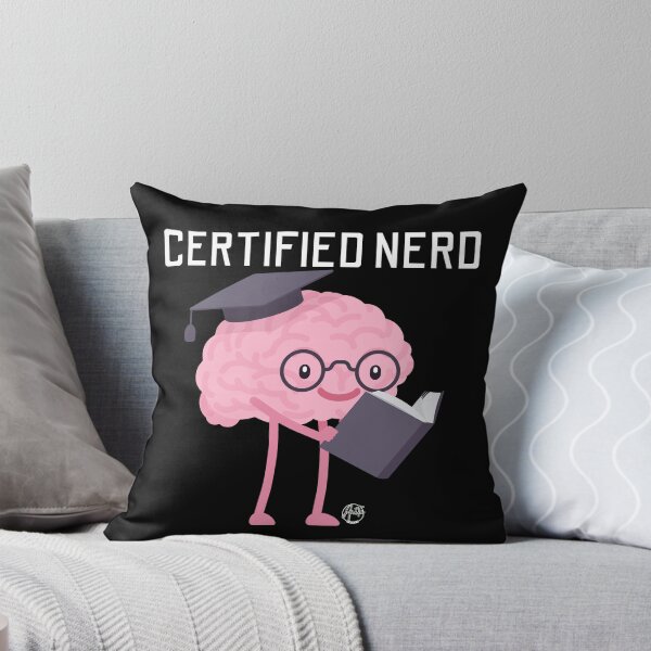 Item preview, Certified Nerd Brain Character designed and sold by Anita Ohulo.