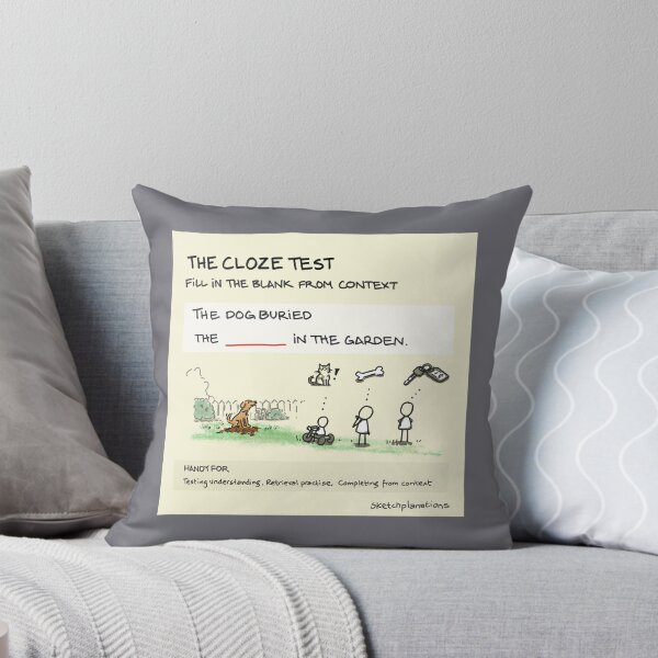 Item preview, The Cloze Test designed and sold by Sketchplanations.