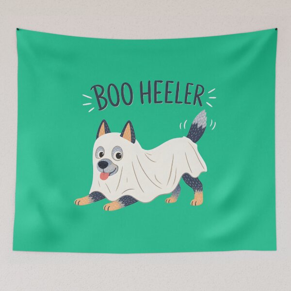 Item preview, Boo Heeler Dog Halloween Ghost Costume Pun designed and sold by OlyvieArt.