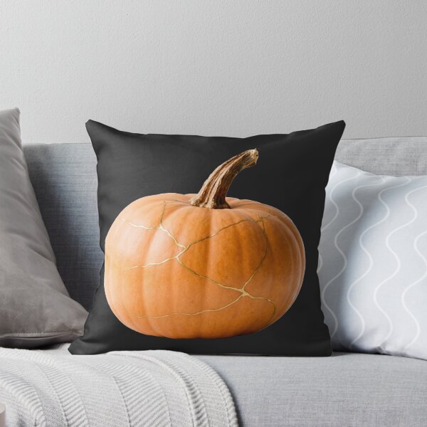Item preview, Kintsugi Gold Cracked Pumpkin Illustration designed and sold by Soul Path Studio.