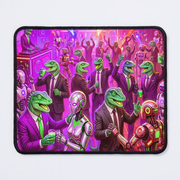 Item preview, LIZARD MEN PARTY designed and sold by NOIMION DIGITAL ART.