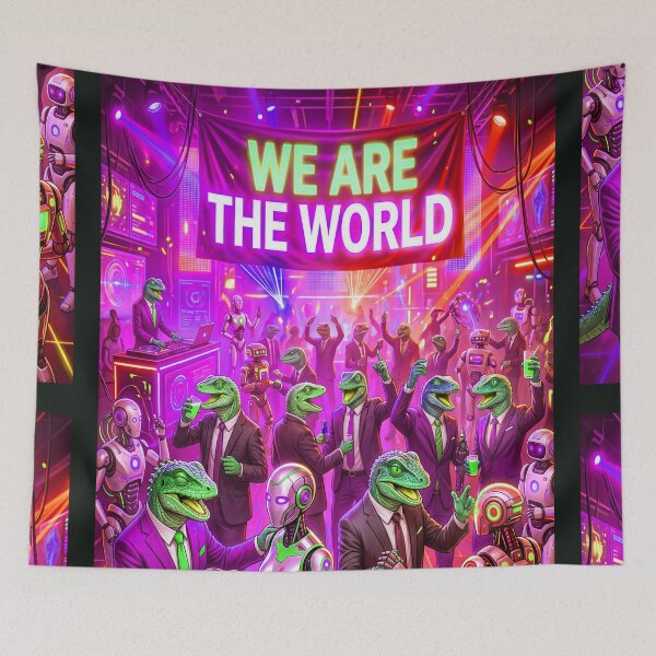 Item preview, LIZARD MEN PARTY designed and sold by NOIMION DIGITAL ART.