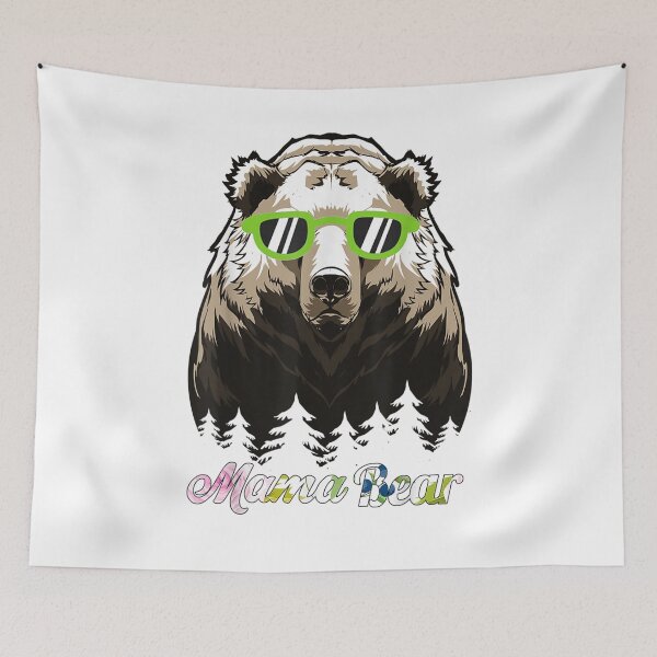 Item preview, Mama Bear Floral Pattern Sunglasses Mother's Day designed and sold by WhimsyWeird.