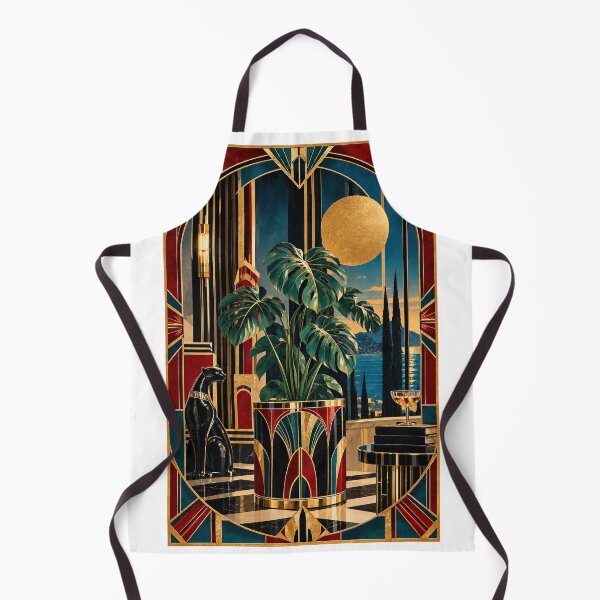 Item preview, Monstera art deco designed and sold by saranagliccuris.