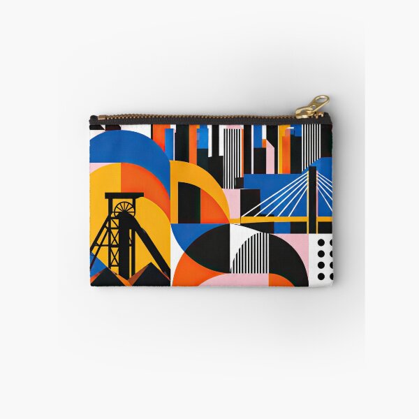 Item preview, Colorful geometric Johannesburg, South Africa travel poster feat designed and sold by ckybe.