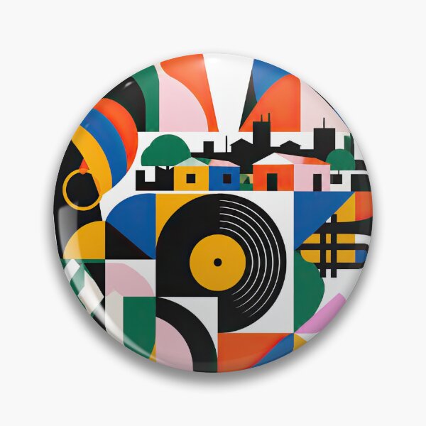 Artikelvorschau, Colorful geometric Soweto South Africa poster featuring abstract entworfen und verkauft von ckybe.