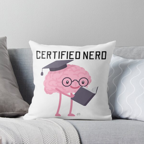 Item preview, Certified Nerd Brain Character designed and sold by Anita Ohulo.