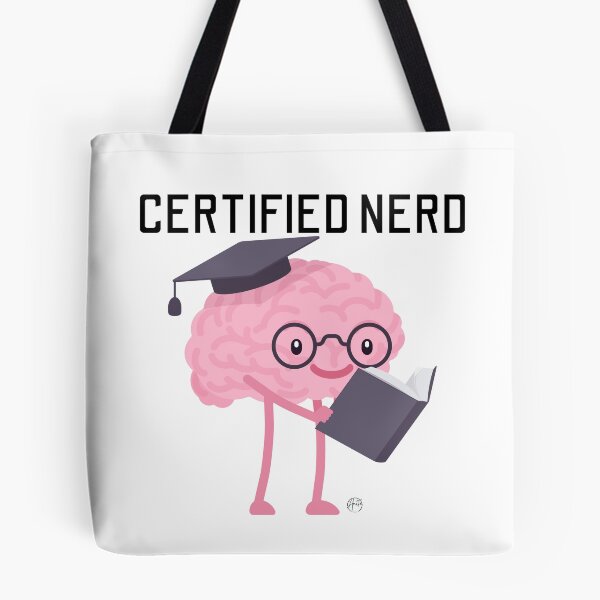 Item preview, Certified Nerd Brain Character designed and sold by Anita Ohulo.