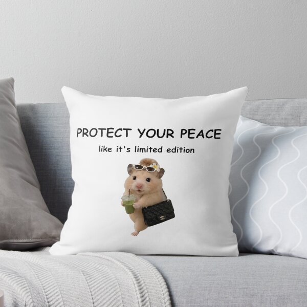 Item preview, Protect your peace like it's limited edition| funny quotes with rat picture  designed and sold by Kreative-Hub.