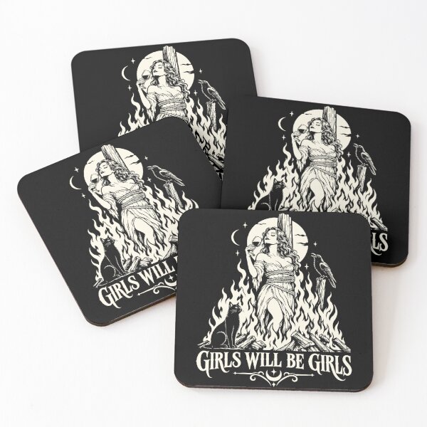 Item preview, Girls Will Be Girls Witch Halloween Feminist Dark Gothic  designed and sold by Melissanet.