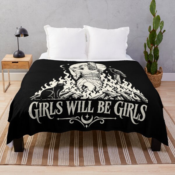 Item preview, Girls Will Be Girls Witch Halloween Feminist Dark Gothic designed and sold by Melissanet.