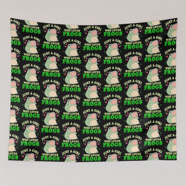 Artikelvorschau, Just A Girl Who Loves Frogs entworfen und verkauft von thebestposter.
