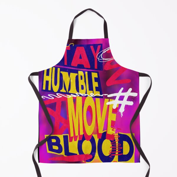 Item preview, Stay Humble Move Blood T-Shirt, Bold Pop Art Typography Tee, Colorful Graffiti Graphic Shirt, Statement Streetwear Gift designed and sold by baretyas.