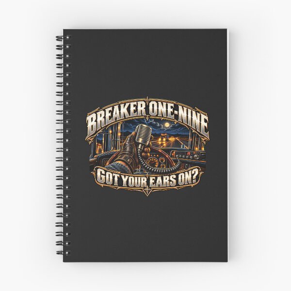 Item preview, Breaker One-Nine | Got Your Ears On | CB Radio Truck Cabin Night Drive Art | Trucker Art designed and sold by NomadForge.
