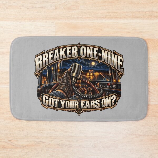Item preview, Breaker One-Nine | Got Your Ears On | CB Radio Truck Cabin Night Drive Art | Trucker Art designed and sold by NomadForge.