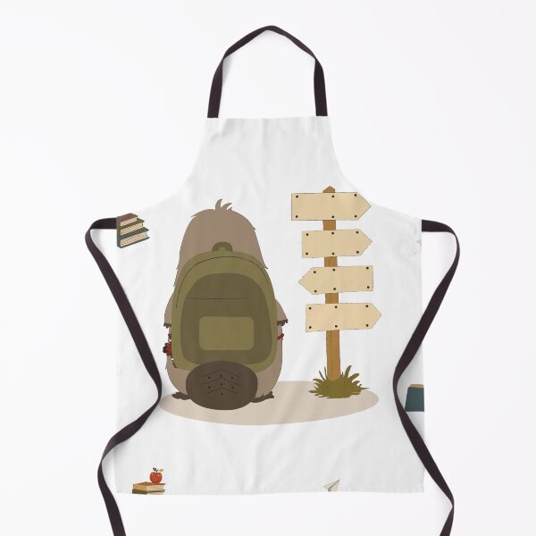 Item preview, Cute Platypus Character with Backpack for School designed and sold by TatinkaArtskill.