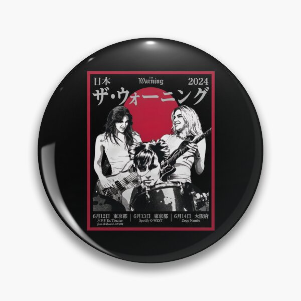 Item preview, Japan Tour Graphic for The Warnings Rock Band 2024 designed and sold by NaiveCore.