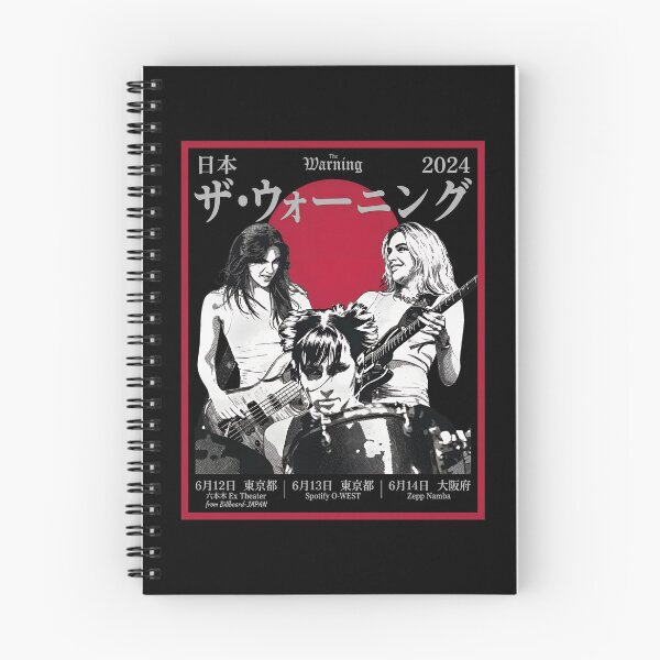 Item preview, Japan Tour Graphic for The Warnings Rock Band 2024 designed and sold by NaiveCore.