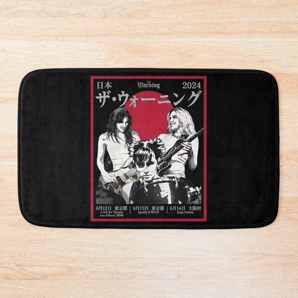 Item preview, Japan Tour Graphic for The Warnings Rock Band 2024 designed and sold by NaiveCore.