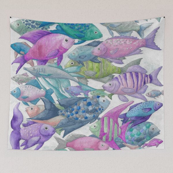 Item preview, Fish, fish, fish designed and sold by Sandra  Steinke.