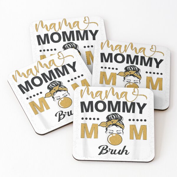 Item preview, Mama Mommy Mom Bruh Messy Bun Leopard Bandana designed and sold by WhimsyWeird.