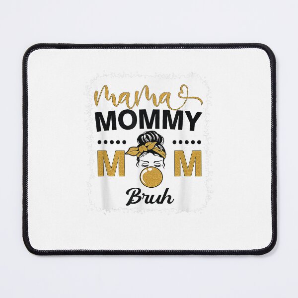 Item preview, Mama Mommy Mom Bruh Messy Bun Leopard Bandana designed and sold by WhimsyWeird.