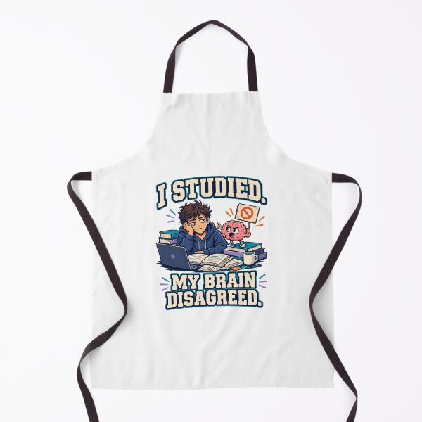 Item preview, I Studied My Brain Disagreed – Funny College Student Humor T-Shirt designed and sold by Print-Mingle01.