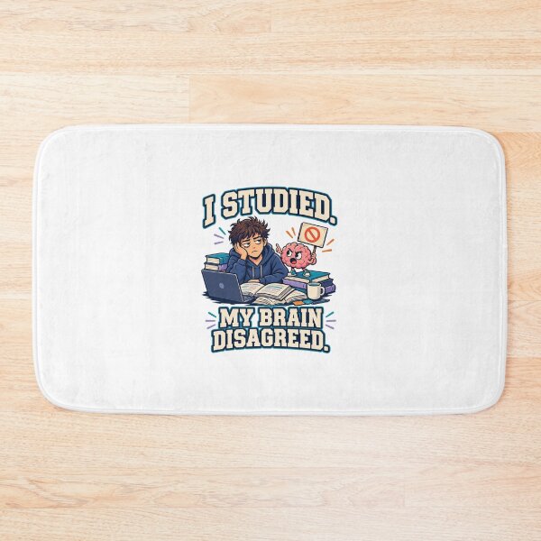 Item preview, I Studied My Brain Disagreed – Funny College Student Humor T-Shirt designed and sold by Print-Mingle01.