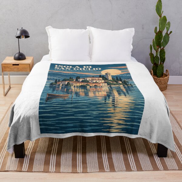 Item preview, Isola di San Giulio - Lago D´Orta - Piemonte designed and sold by GoodOldVintage.