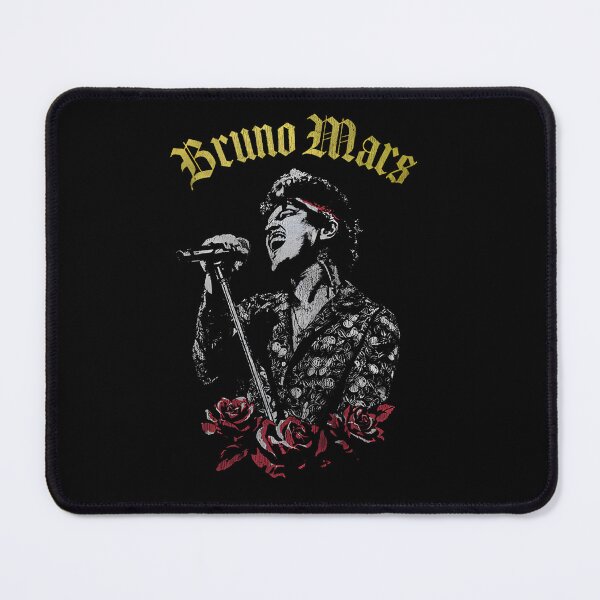 Item preview, Bruno Mars Live Vintage Gothic Font Roses Concert Graphic designed and sold by Coolshopsea.