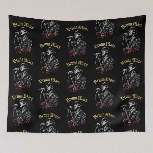 Item preview, Bruno Mars Live Vintage Gothic Font Roses Concert Graphic designed and sold by Coolshopsea.