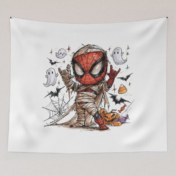 Item preview, Spider Skeleton Halloween Retro  designed and sold by Melissanet.