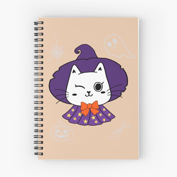 Item preview, White Cat with Costume with Star Pattern and Magic Hat designed and sold by AlginaPugachova.