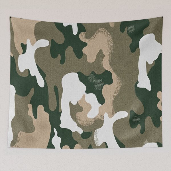 Item preview, Military Woodland Camouflage Seamless Pattern designed and sold by Shivora Studio.