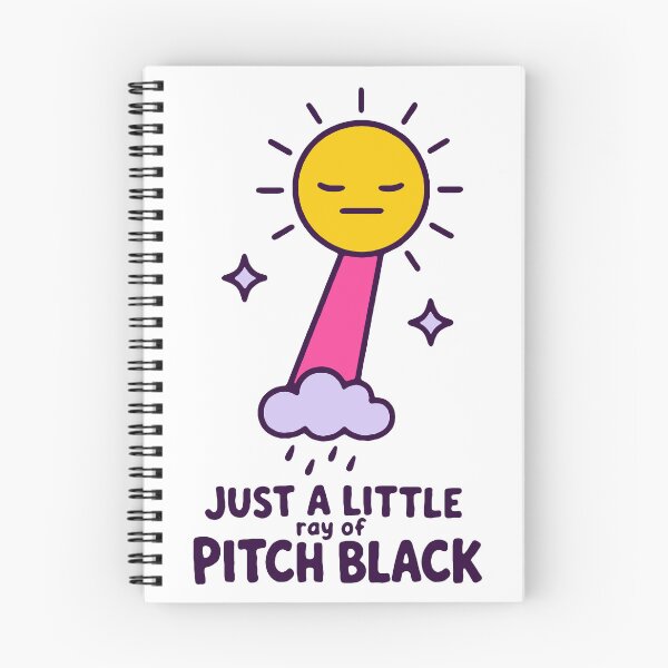 Item preview, Just a little ray of pitch black - funny goth dark humor gift designed and sold by GagShots.