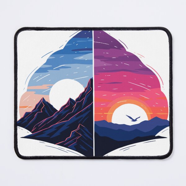 Item preview, Dusk and Dawn Gradient Sky Design designed and sold by Bright Idea Bazaar.