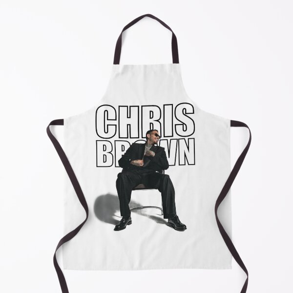 Item preview, Chris Brown Modern Suit Portrait Outline Typography Streetwear Design designed and sold by Coolshopsea.