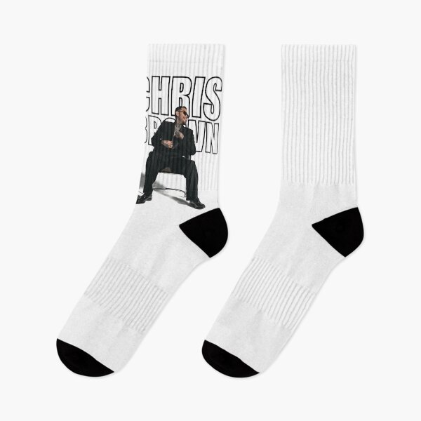 Item preview, Chris Brown Modern Suit Portrait Outline Typography Streetwear Design designed and sold by Coolshopsea.
