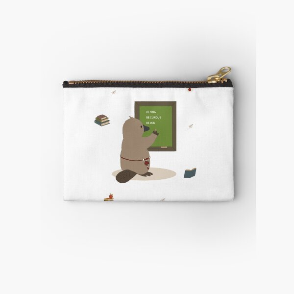 Item preview, Cute Platypus Character Writing on a School Blackboard designed and sold by TatinkaArtskill.