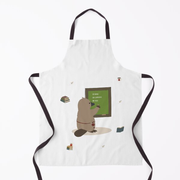 Item preview, Cute Platypus Character Writing on a School Blackboard designed and sold by TatinkaArtskill.