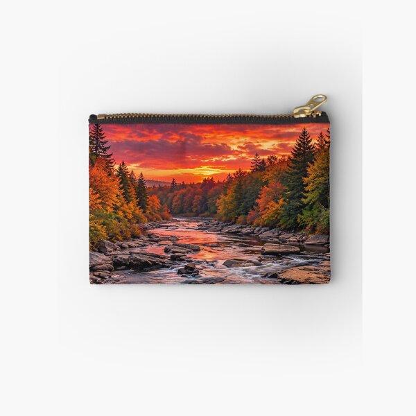 Item preview, Autumn River Valley at Sunset designed and sold by Wild Bloom Paws.