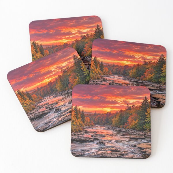 Item preview, Autumn River Valley at Sunset designed and sold by Wild Bloom Paws.