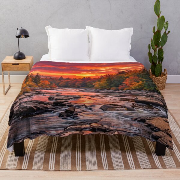 Item preview, Autumn River Valley at Sunset designed and sold by Wild Bloom Paws.