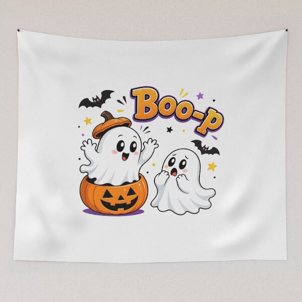 Item preview, Boo-p Ghost Dog Halloween Cute Design designed and sold by OlyvieArt.