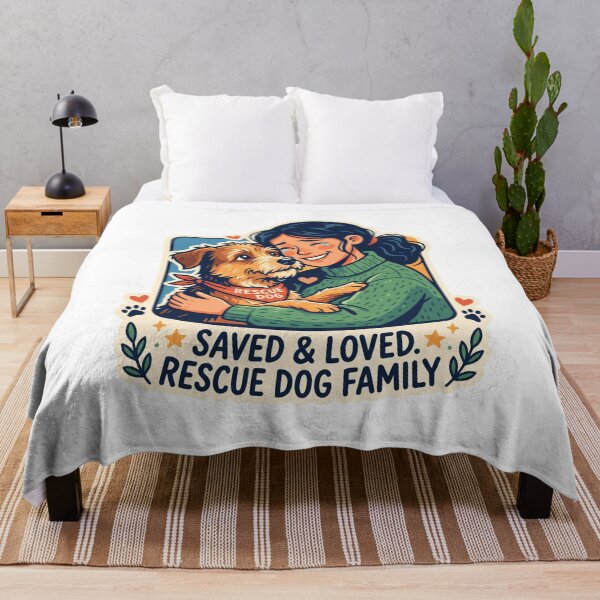 Item preview, Saved And Loved Rescue Dog Family designed and sold by Bad-Decisions-Designs.