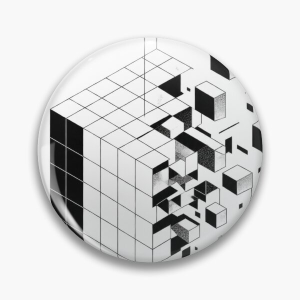 Item preview, Error In Reality | Futuristic Glitch Geometry T-Shirt designed and sold by rigelcreation.