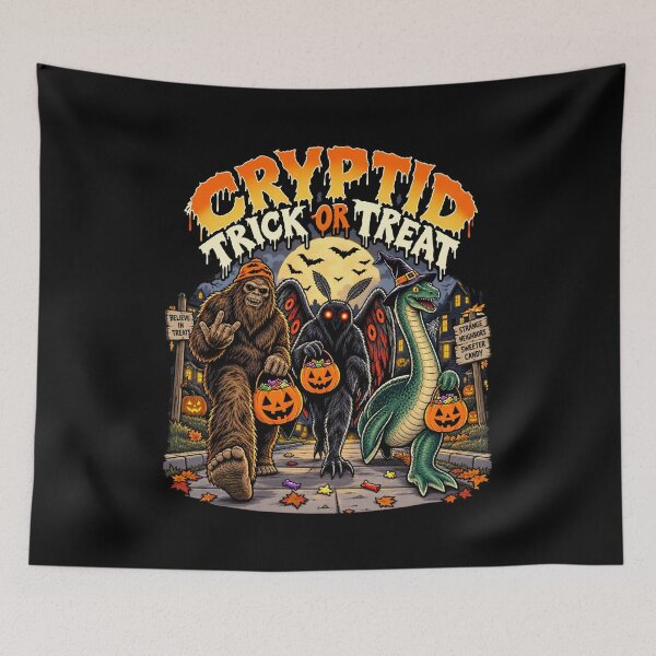 Item preview, Cryptids - Trick or Treat Halloween designed and sold by SidTastic .