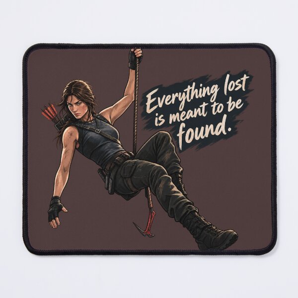 Item preview, Lara Croft - Tomb Raider 'Everything lost is meant to be found.' Print designed and sold by btluvs.