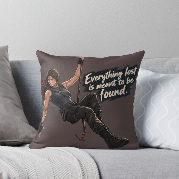 Aperçu de l'œuvre Lara Croft - Tomb Raider « Tout ce qui est perdu est fait pour être retrouvé. » Imprimer créée et vendue par btluvs.